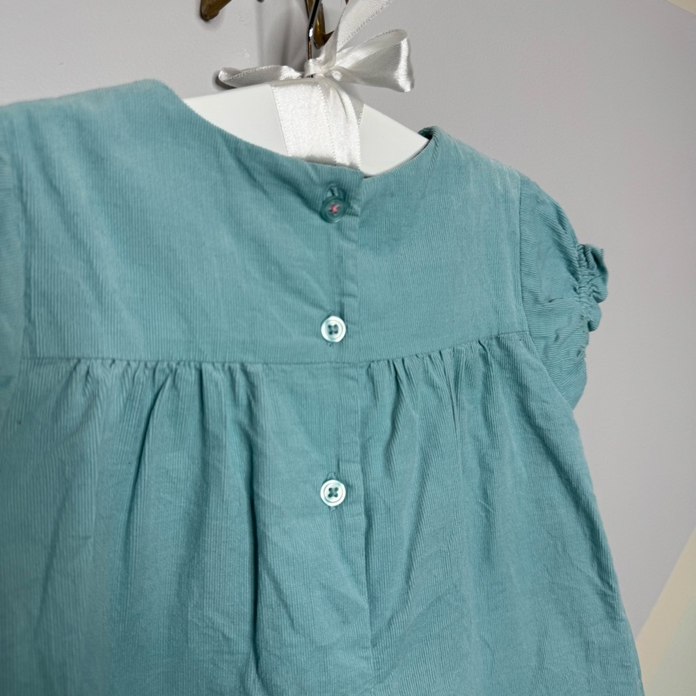 Mini Boden light corduroy bunny  girl dress - Picture 5 of 9